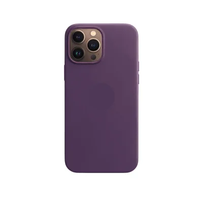 Capa Capinha Case Super Premium De Couro Sintético Magsafe Magnético Compatível Iphone 15 Pro - Roxo