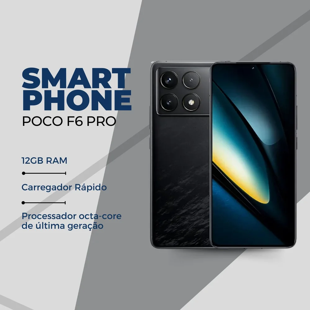 未開封 POCO F6 12GB RAM 512GB ROM 5G対応 Poco F6 - 12GB Ram 512GB Armazenamento Interno - JTG Eletrônicos
