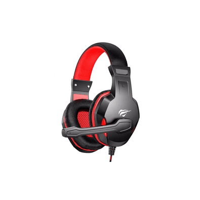 Headset Gamer Havit Gt-h763, P2, Drivers 40mm, Preto E Vermelho