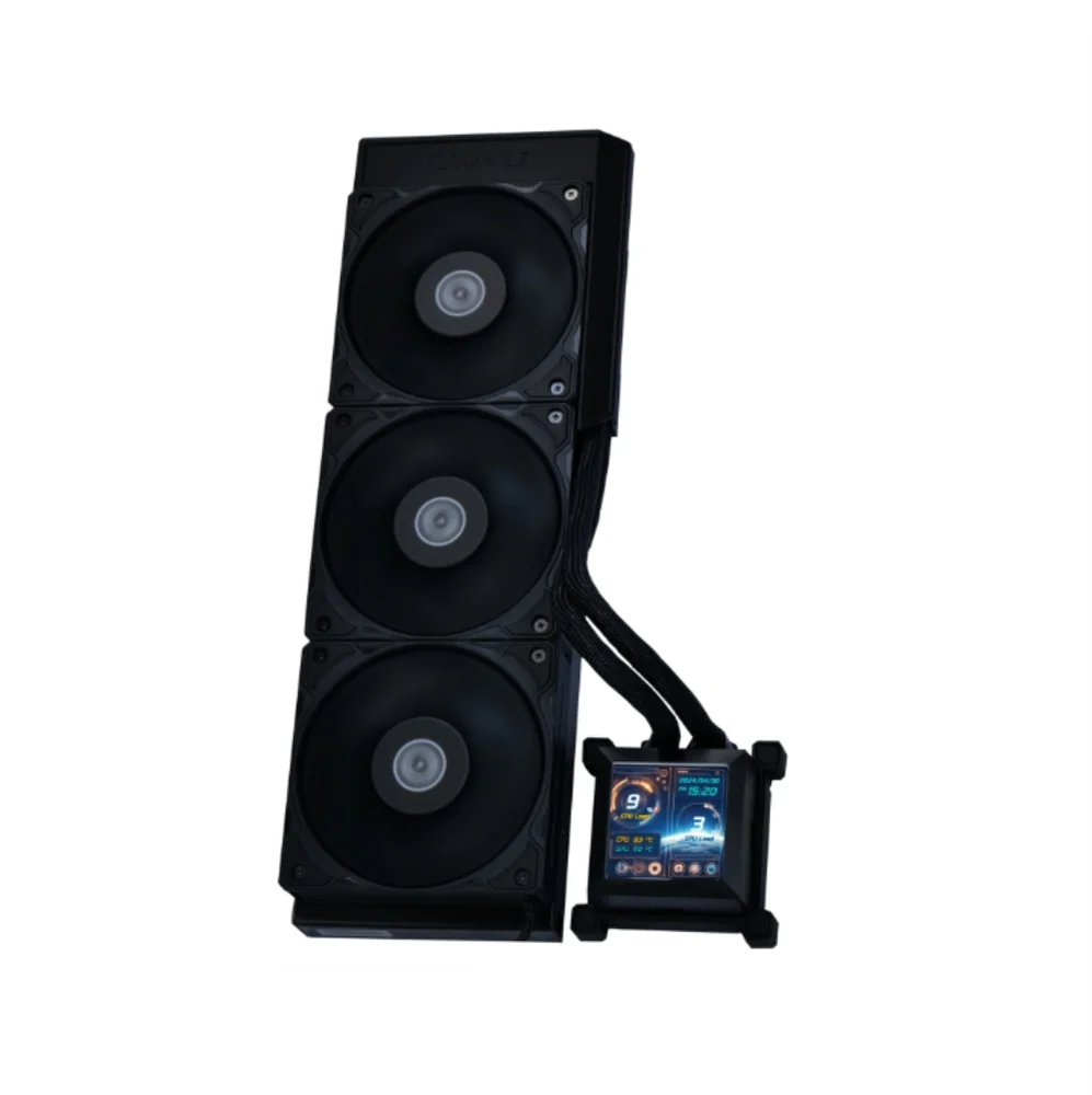 LIAN LI HydroShift LCD 360S レシート付き Water Cooler Lian Li Hydroshift LCD, 360mm, ARGB, Com Display