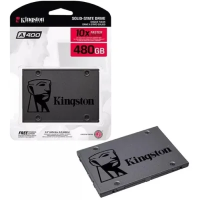 SSD Kingston 480GB A400 Sata 3 Disco Sólido Hd Interno 2.5''