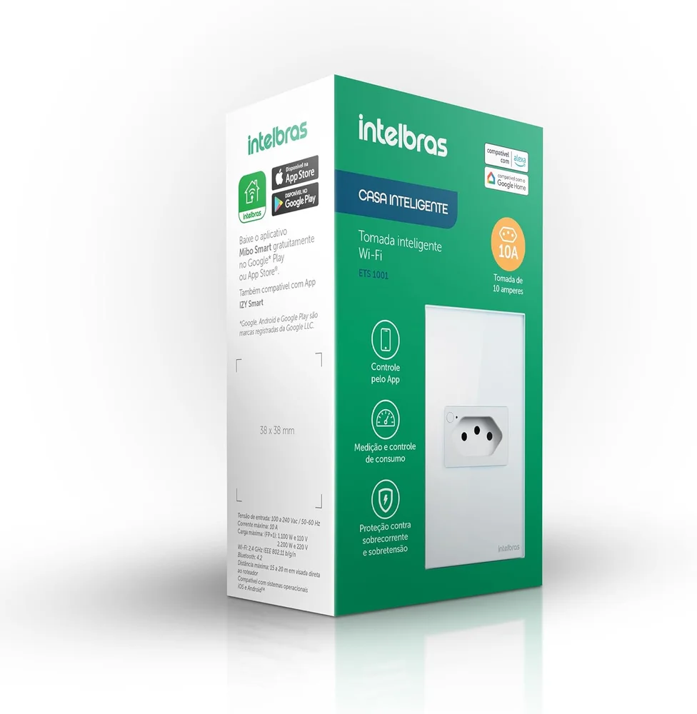 Imagem 3 de 5 do produto Tomada Inteligente Wi-fi Ets 1001 Branco