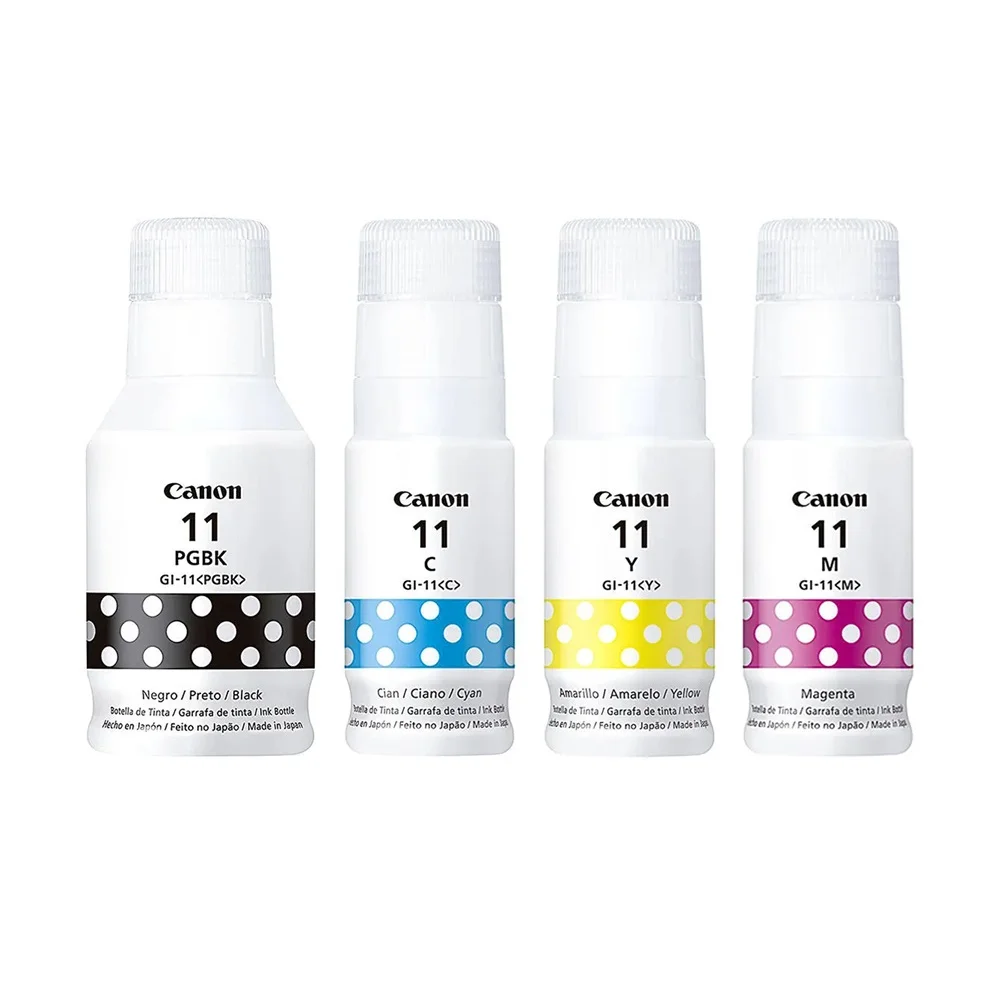 Kit 4 Refil Tinta Canon Gi11 Gi11 G11 KaBuM