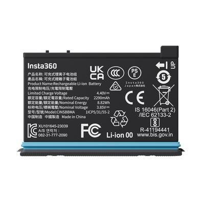 Bateria Recarregável 2290mah   Para Câmera Insta360 X4