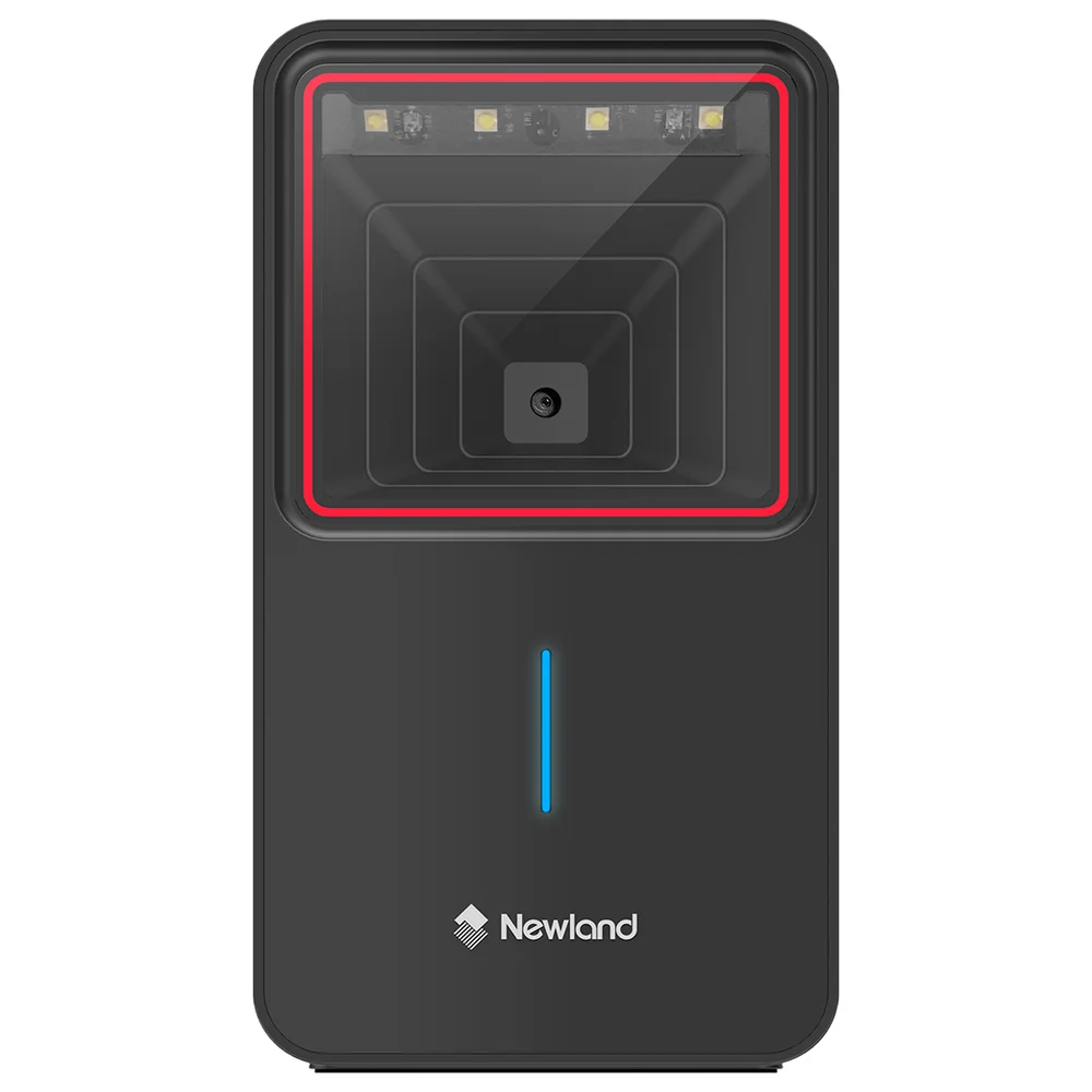 Leitor De Código De Barras Newland, Semi- Fixo 1d/2d, Gtin, Febraban, Danfe, Pdf, Qrcode,  Preto -  Nls-hr1250-70