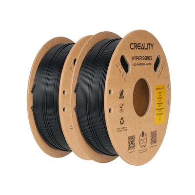 Kit 2kg Filamentos Hyper Pla Creality P/ Impressora 3d Preto E Preto - 3301010390