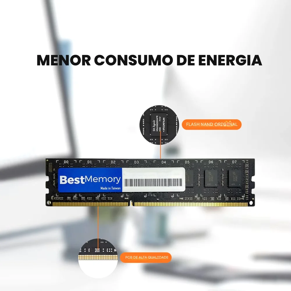 Imagem 2 de 5 do produto Memoria Ddr4 16gb 3200 Mhz Btm