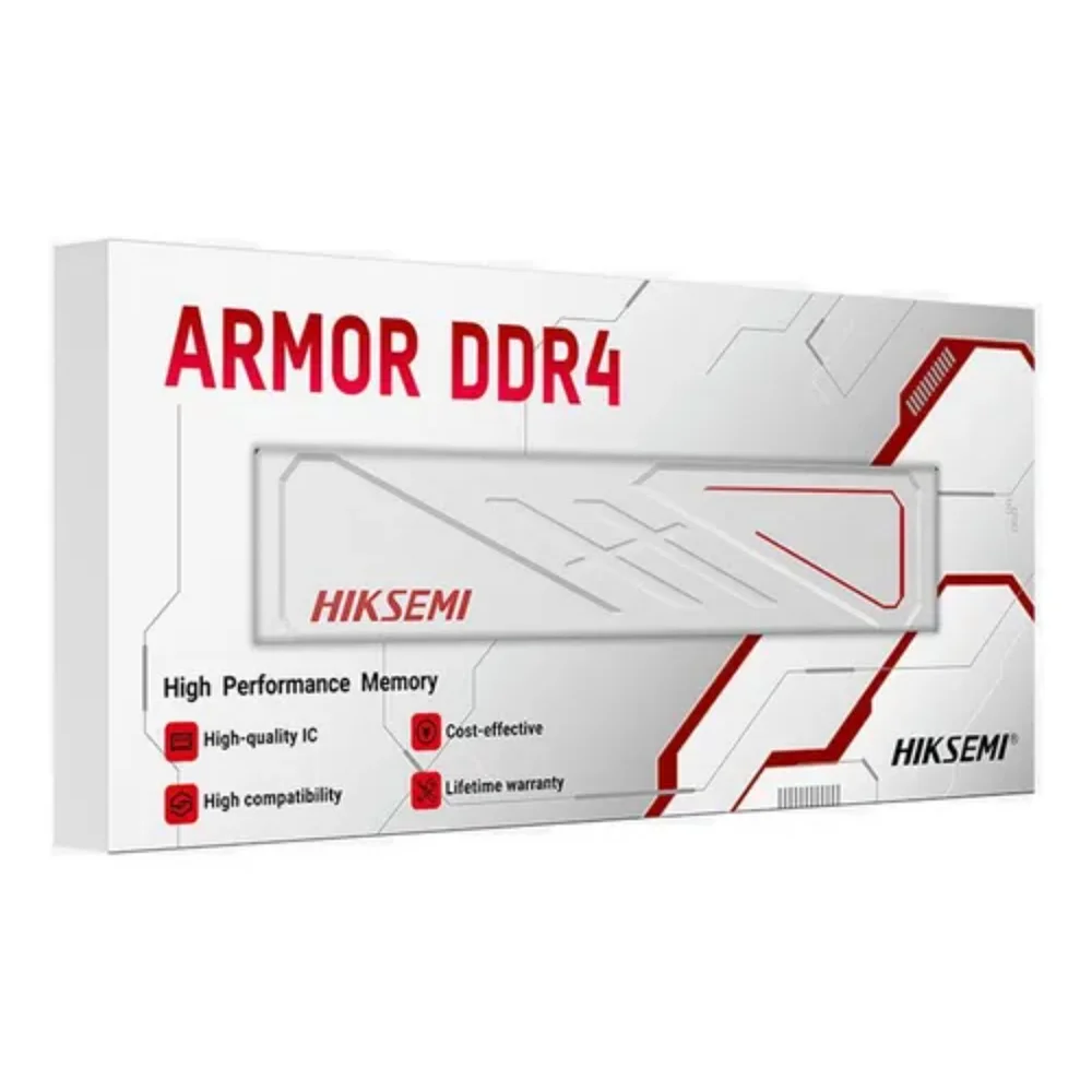 Imagem 4 de 5 do produto Memória 16gb Ddr4 3200mhz Hiksemi Armor - Branca - Hsc416u32e2