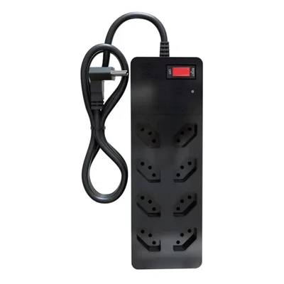 Filtro De Linha + Dps Iclamper 8 Tomadas Lcf Preto