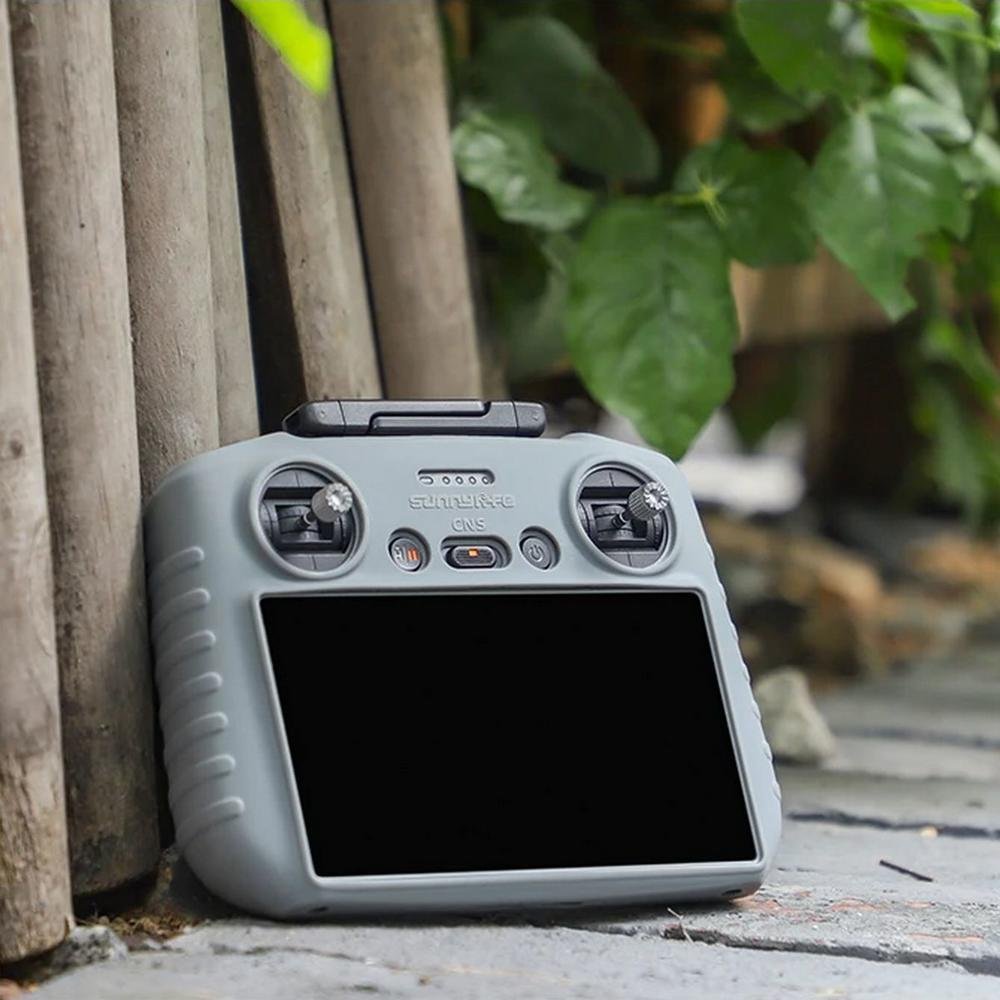 Imagem 4 de 5 do produto Capa De Silicone Para Controle Remoto Dji Rc 2 Cor:cinza Claro