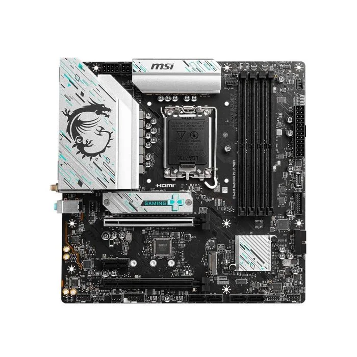 Placa Mãe Msi B760m Gaming Plus, LGA 1700, Ddr5, Chipset Intel B760, USB 3.2, Slot M.2 - Micro Atx 8