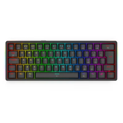 Teclado Mecânico Gamer Redragon Akali, RGB, Switch Brown, K642-RGB (pt-brown)