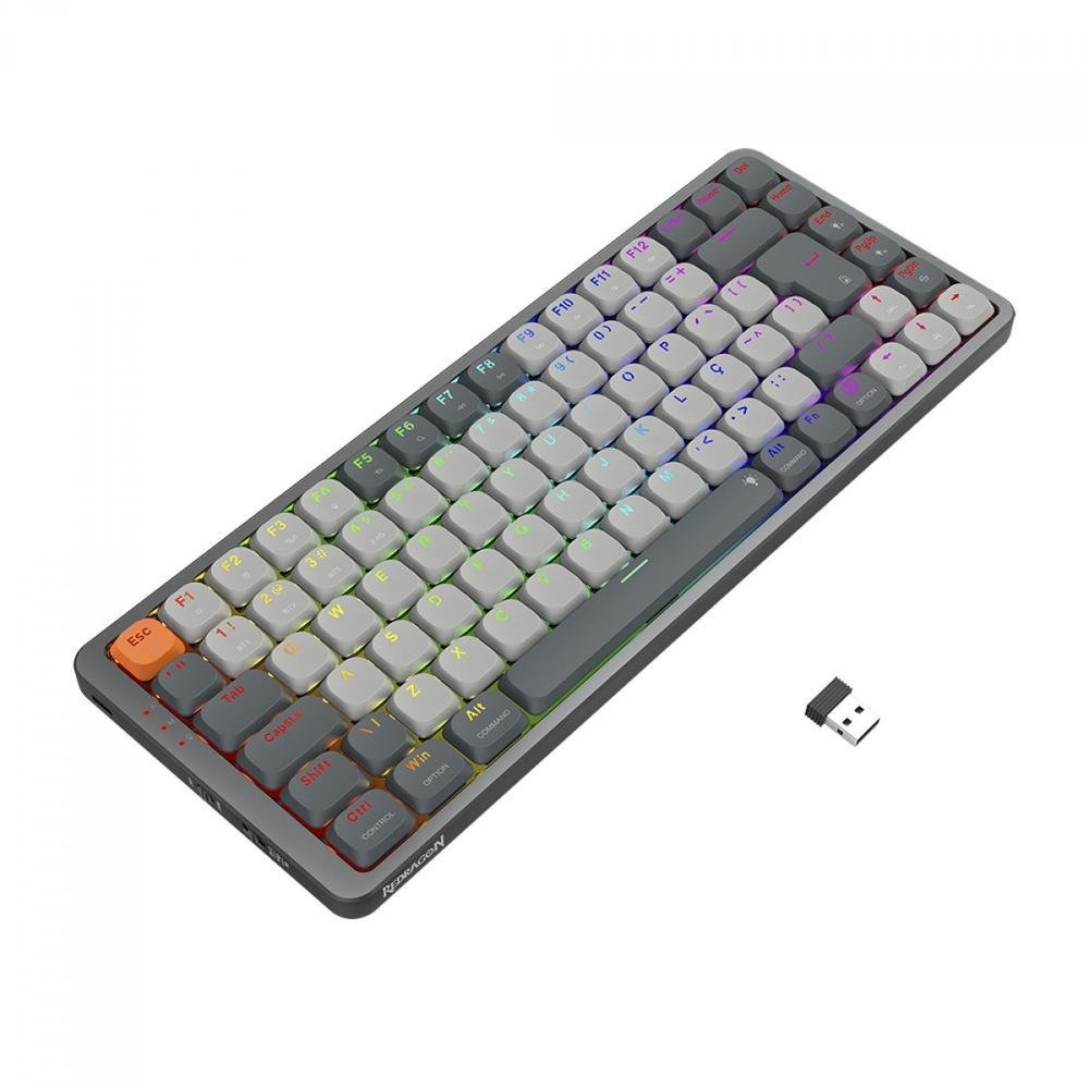Kee PC Teclado Gamer K-MEX KM52, Rainbow, ABNT2, Preto, KM5228U0001CB1X