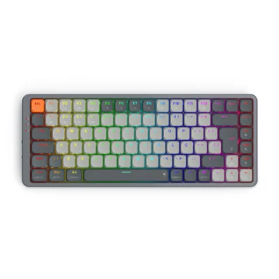 Teclado Mecânico Gamer Redragon Azure RGB, Low-profile, Switch Brown, Abnt2, Preto/cinza, K652gg-RGB-pro (pt-brown)