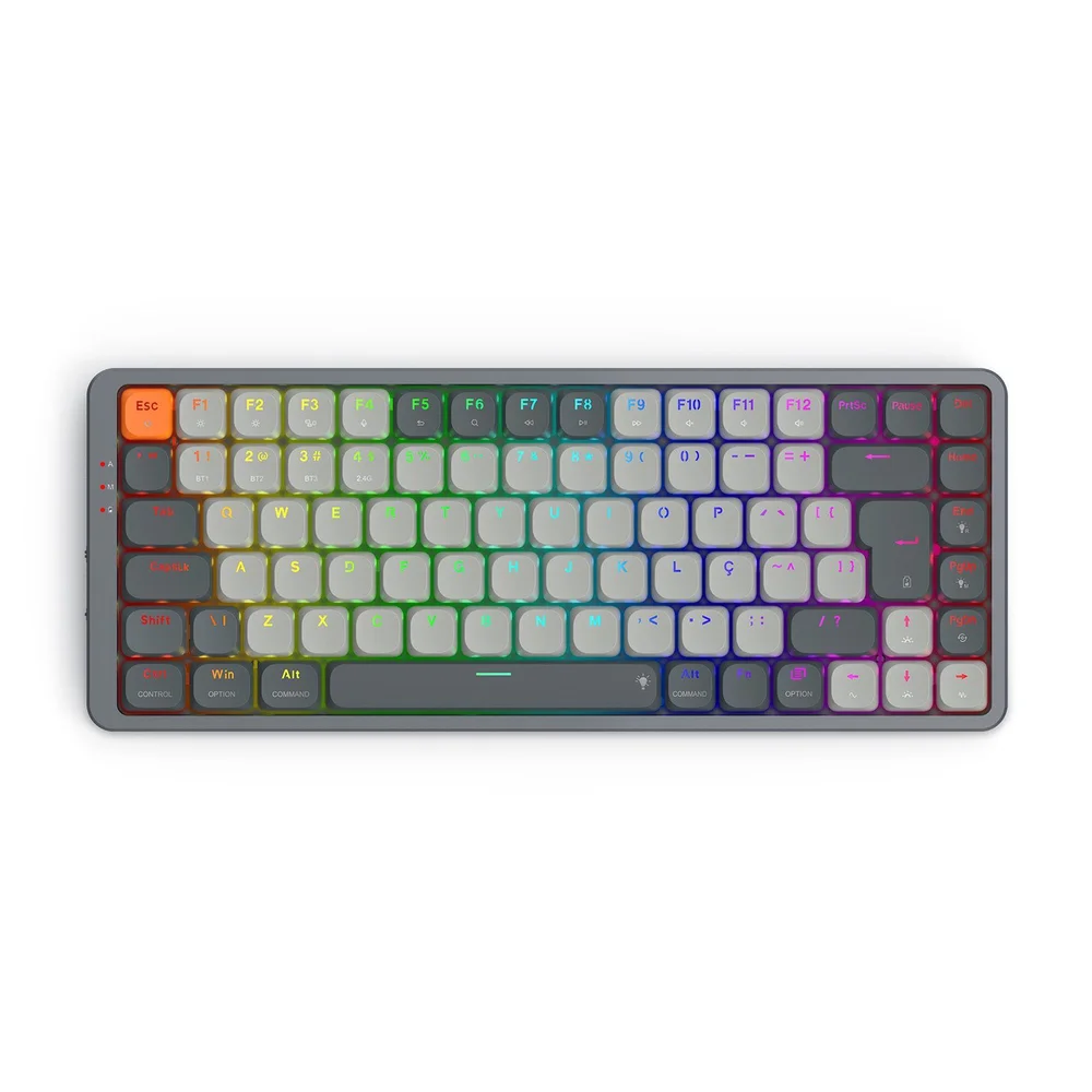 Teclado Gamer Cedragon Redragon Mecânico CINZA