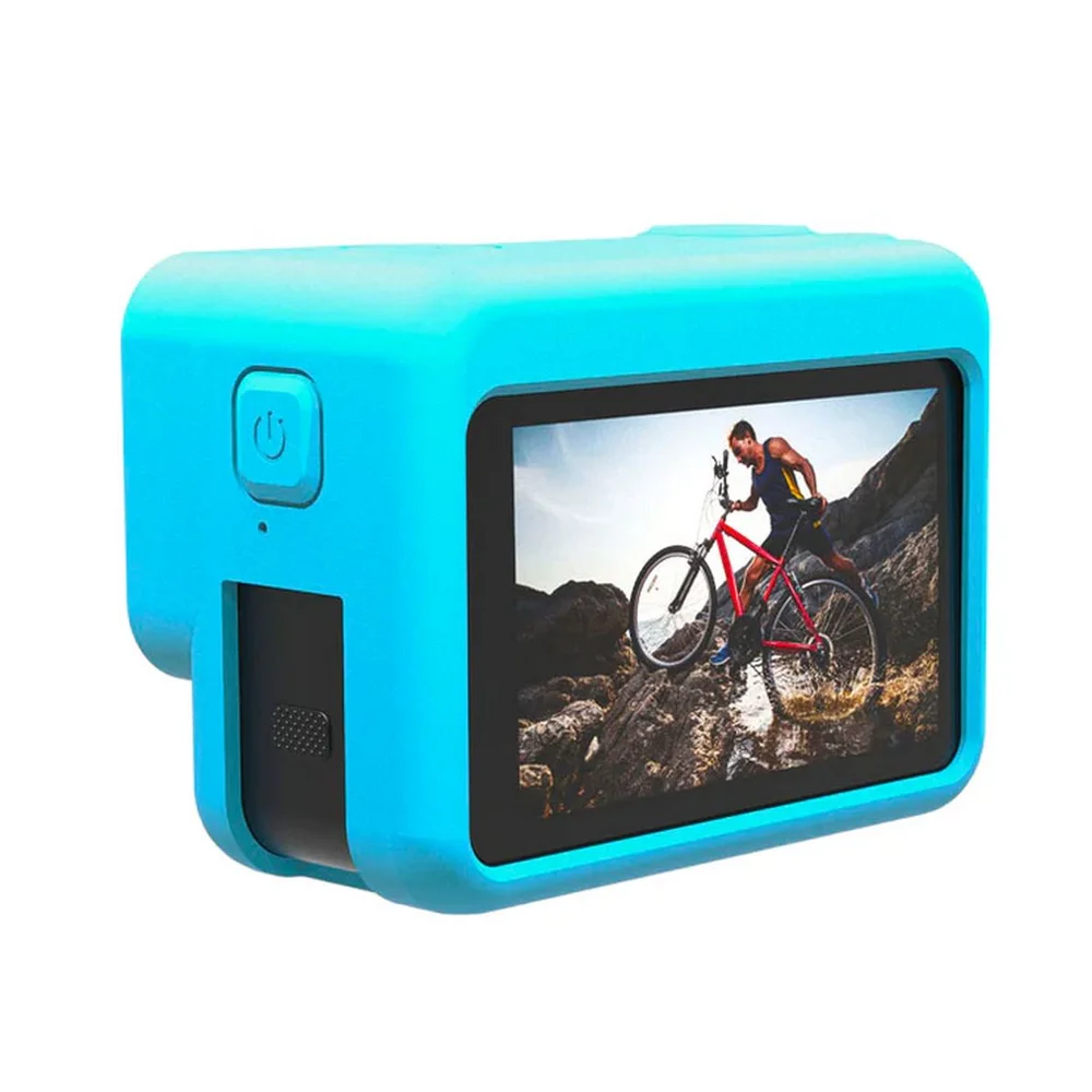 Imagem 3 de 5 do produto Capa De Silicone Para Câmeras Insta360 Ace Pro Cor:azul