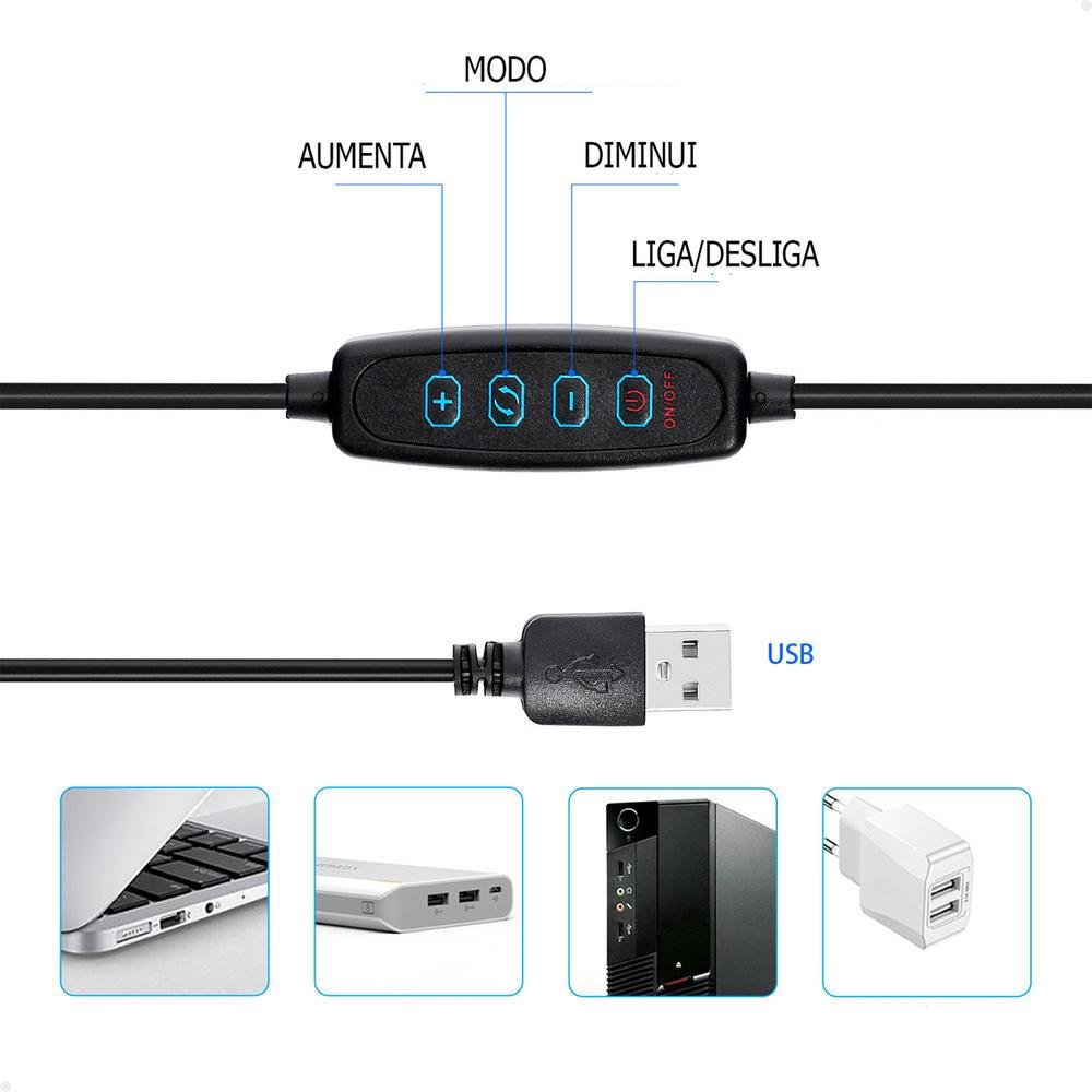 Imagem 4 de 5 do produto Iluminador Ring Light Lorben