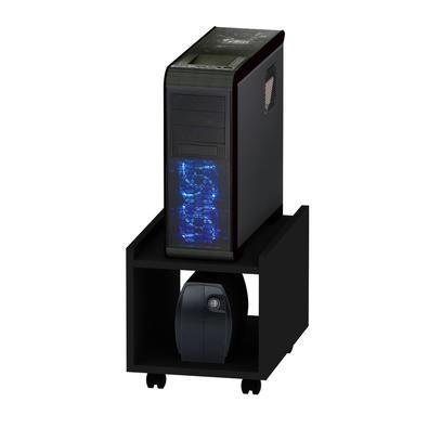 Suporte Para Cpu E Estabilizador Com Rodinhas Netmobil - Preto