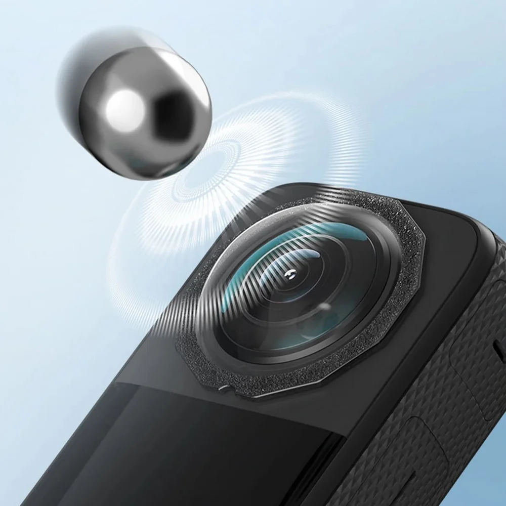 Imagem 5 de 5 do produto Protetores De Lentes Para Câmera Insta360 X3 - Telesin