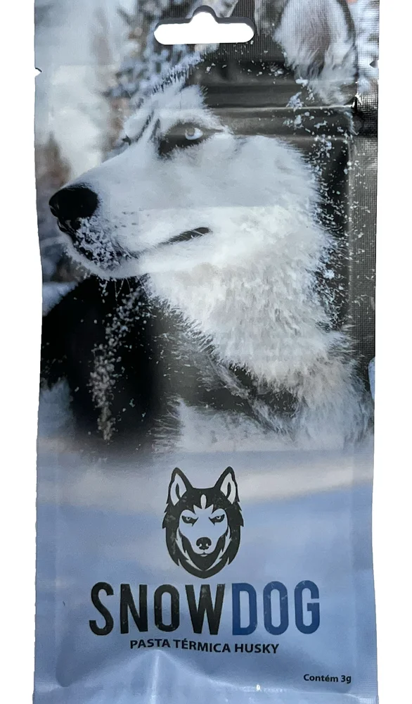 Pasta Térmica Snowdog Husky 3G 12.8w/mk Alta Performance + Adesivo 7