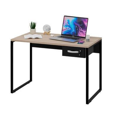 Mesa De Escritório Computador Industrial C/ Gav 1,00m Netmobil - Dubai/preto
