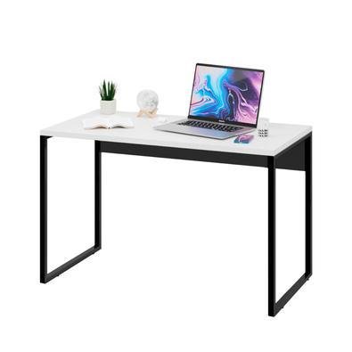 Mesa De Escritório Computador Industrial 1,20m Netmobil - Branco