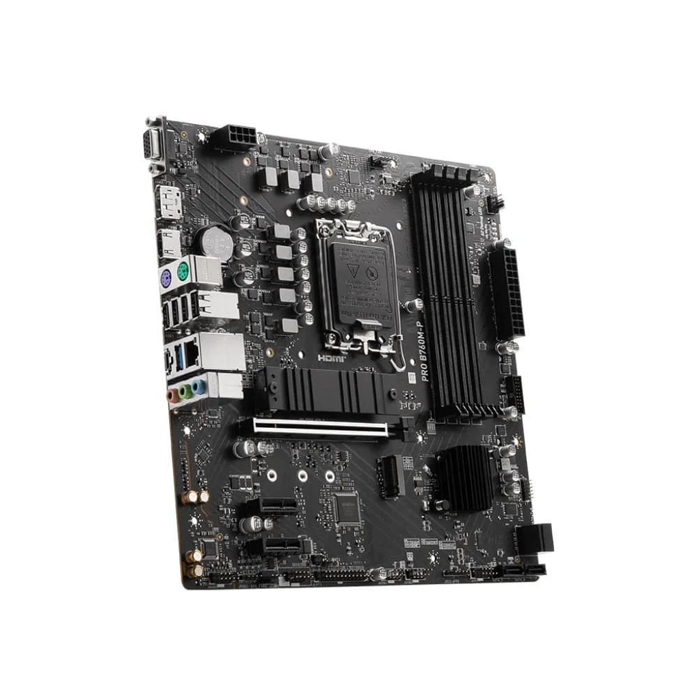 Placa Mãe Msi Pro B760m-p LGA 1700 B760 Matx Ddr5 Placa Mãe Msi Pro B760m-p LGA 1700 B760 Matx Ddr5