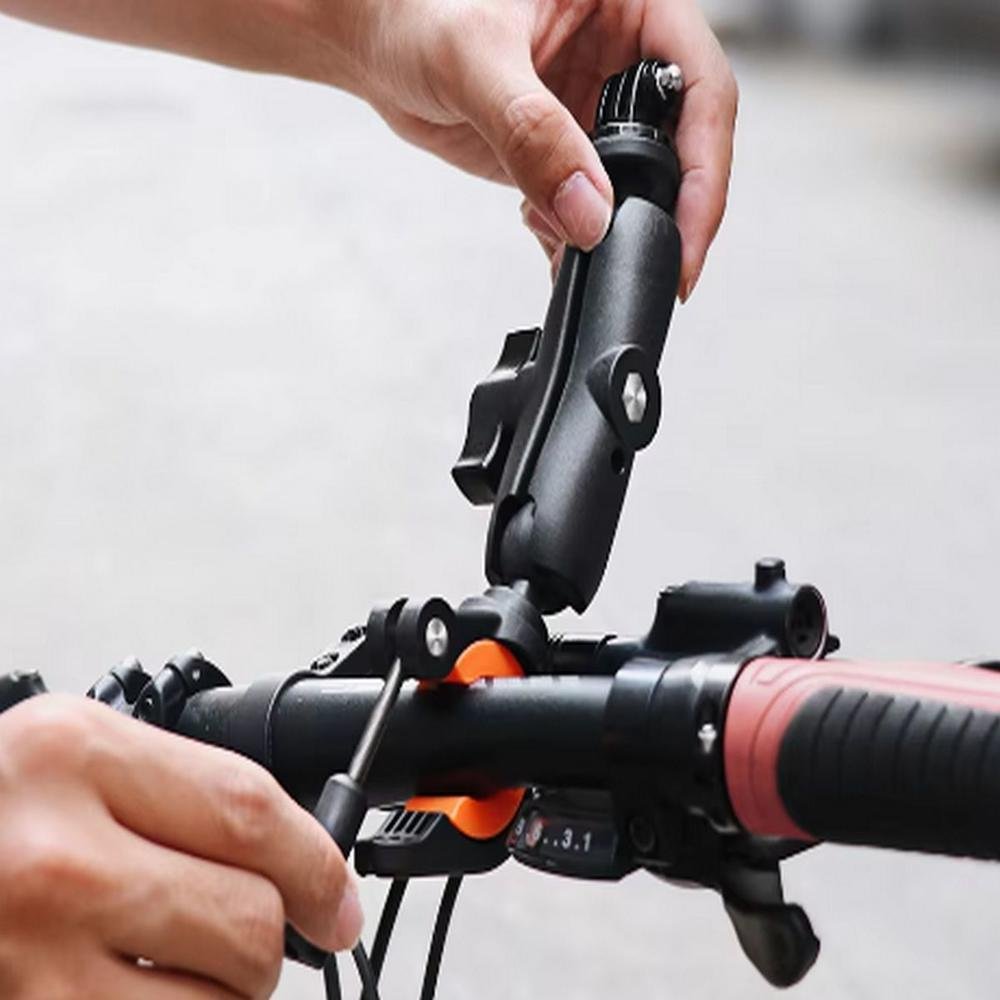 Imagem 4 de 5 do produto Suporte De Guidão 360° + Adaptador Para Câmeras Gopro E Similares