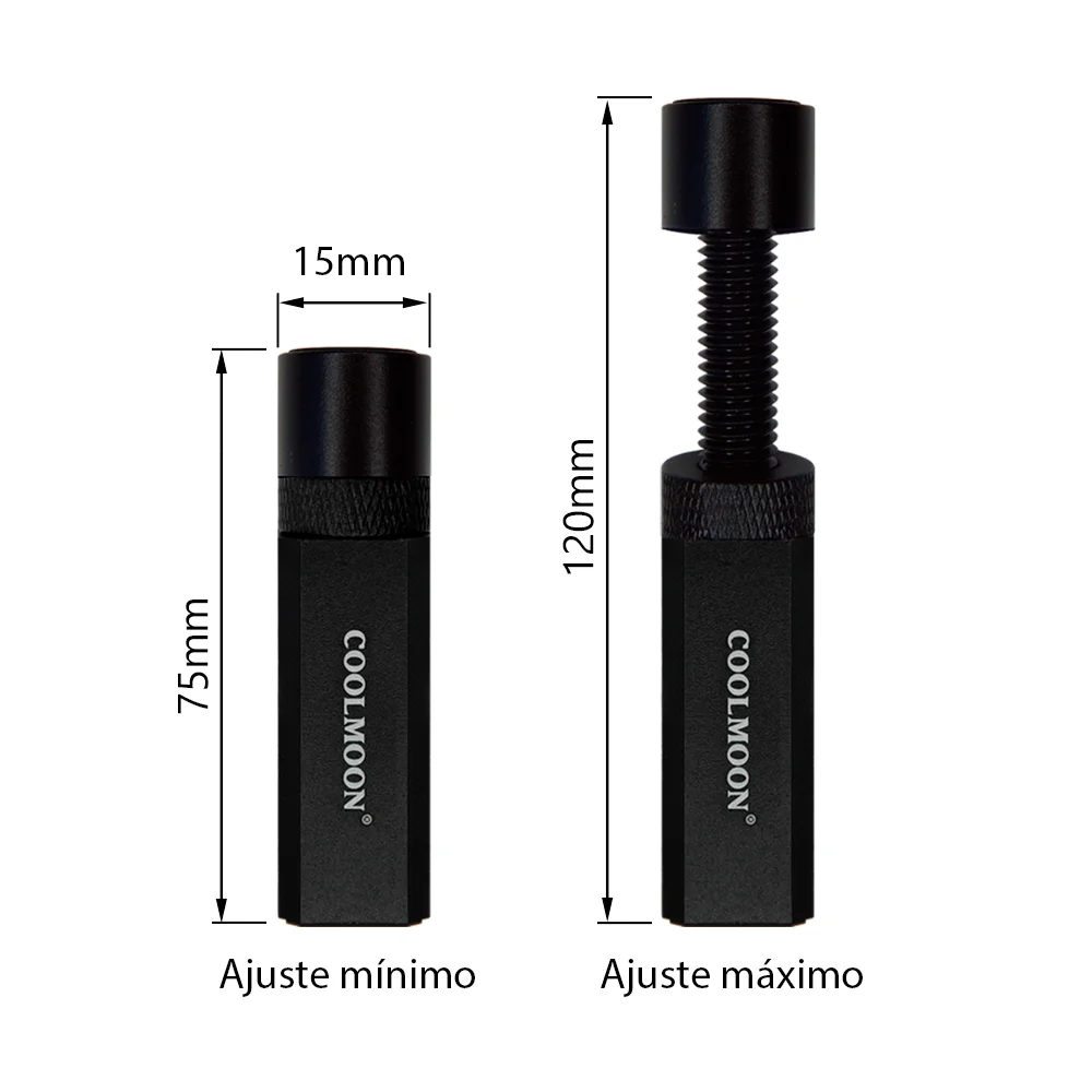 Suporte Placa De Vídeo Vertical 80-120mm Preto Coolmoon 7
