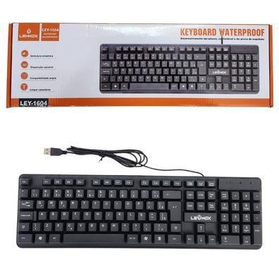 Teclado Usb Digitação Rápida Casa Escritório Resistente
