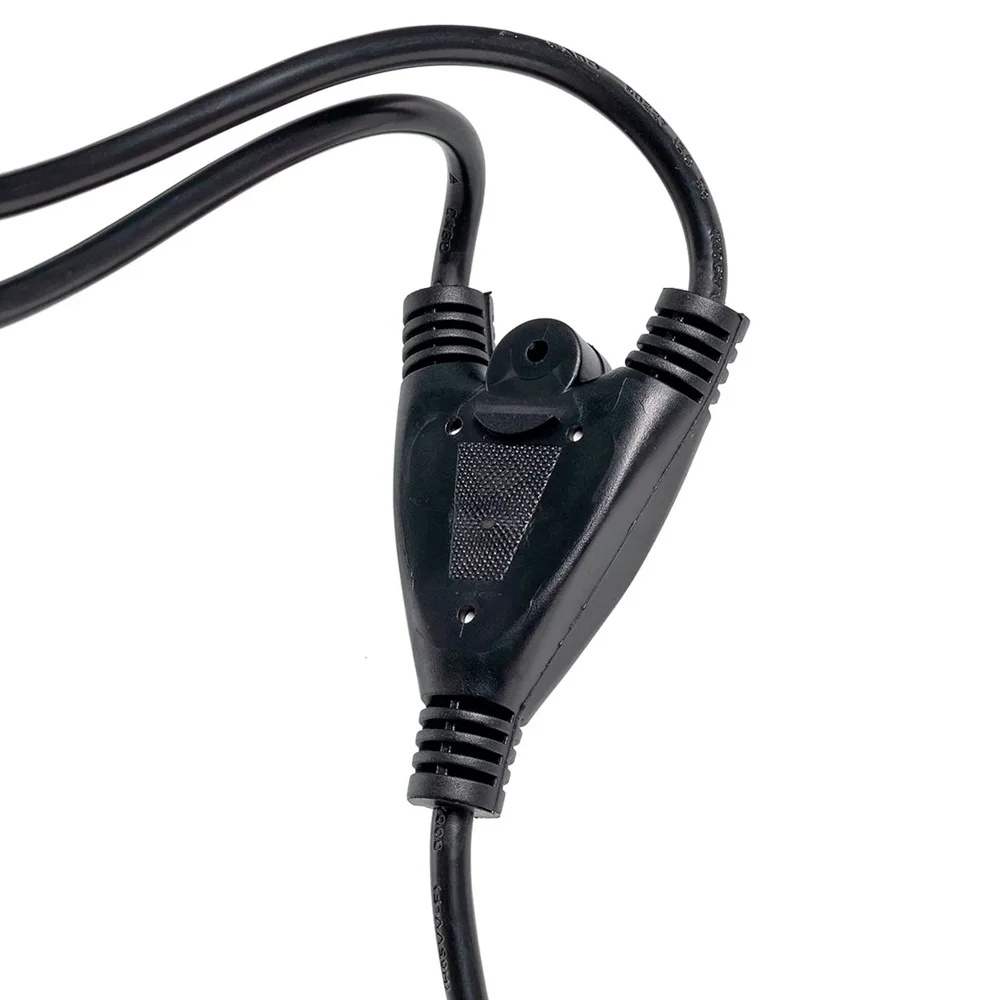 Imagem 5 de 5 do produto Cabo De Força Tripolar 3 Metros Y 1 Macho E 2 Fêmeas - Preto