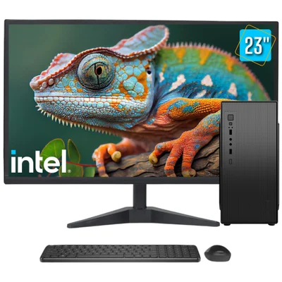 Computador Completo 2eletro Speed Intel Core i5, 8GB Ram, SSD 512gb, Bivolt, Monitor 23" Full Hd