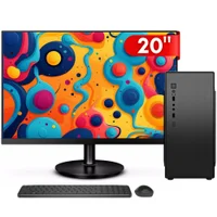 "Computador Completo 2eletro Fast Intel Core i5, 16gb Ram, SSD 256gb, Bivolt, Monitor 20"" LED - Cd2e-0113fa"