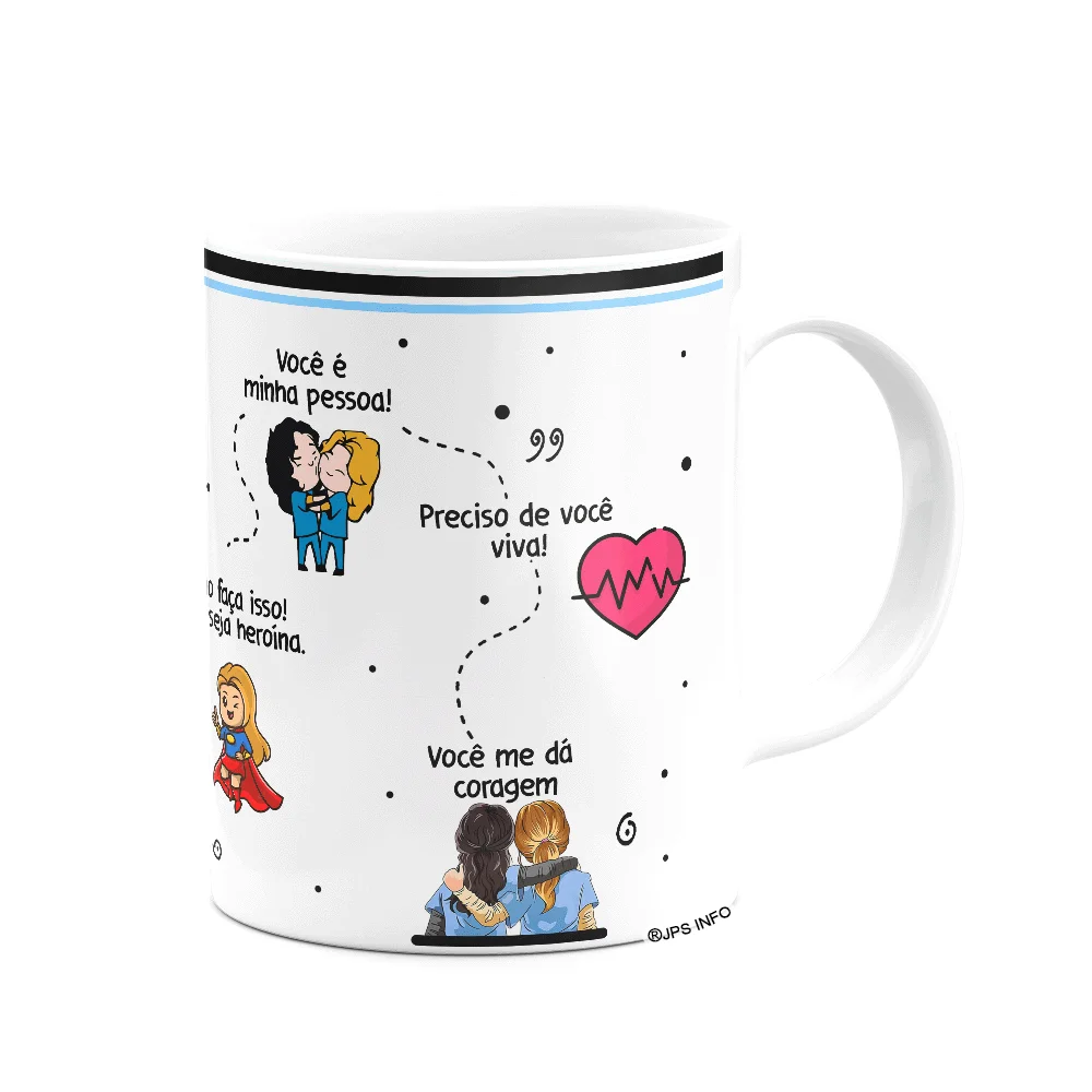 Imagem 3 de 3 do produto Caneca Geek Best Moments - Greys Anatomy