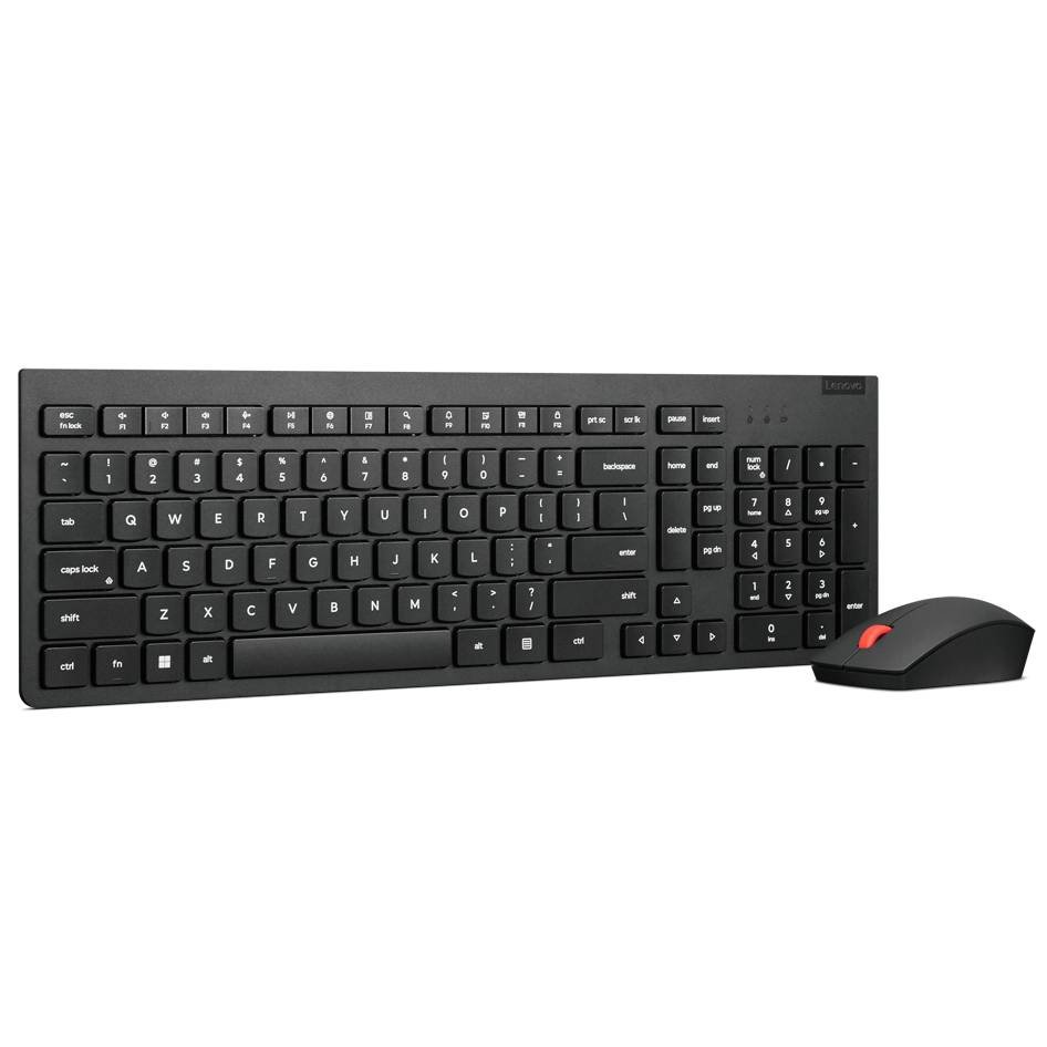 Kit Teclado E Mouse Sem Fio Essential Lenovo 4x31n50713