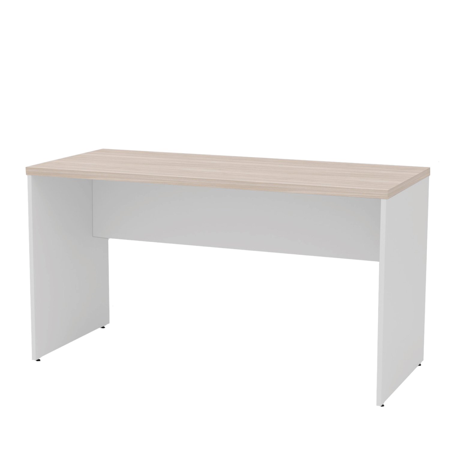 Mesa De Escritório Escrivaninha 1.40x60 Tampo 30mm Netmobil - Dubai/branco