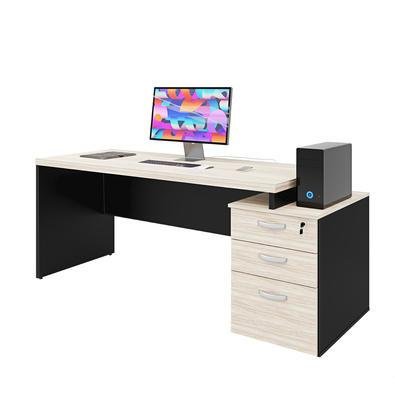 Mesa De Escritório Pedestal 3 Gav 1.90x70 Tpo 30mm - Dubai