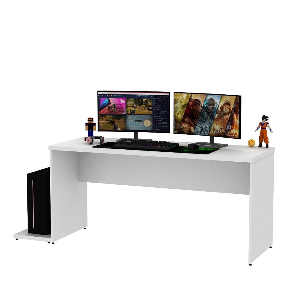Imagem 4 de 5 do produto Mesa Para Computador Gamer 1600x600 Netmobil - Branco