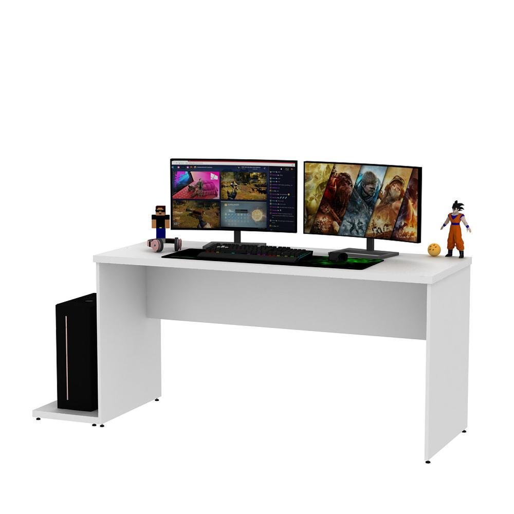 Imagem 4 de 5 do produto Mesa Para Computador Gamer 1400x600 Netmobil - Branco