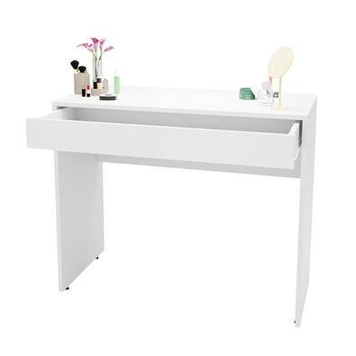 Mesa Escrivaninha Computador Notebook 900x420 Com 1 Gaveta - Branco