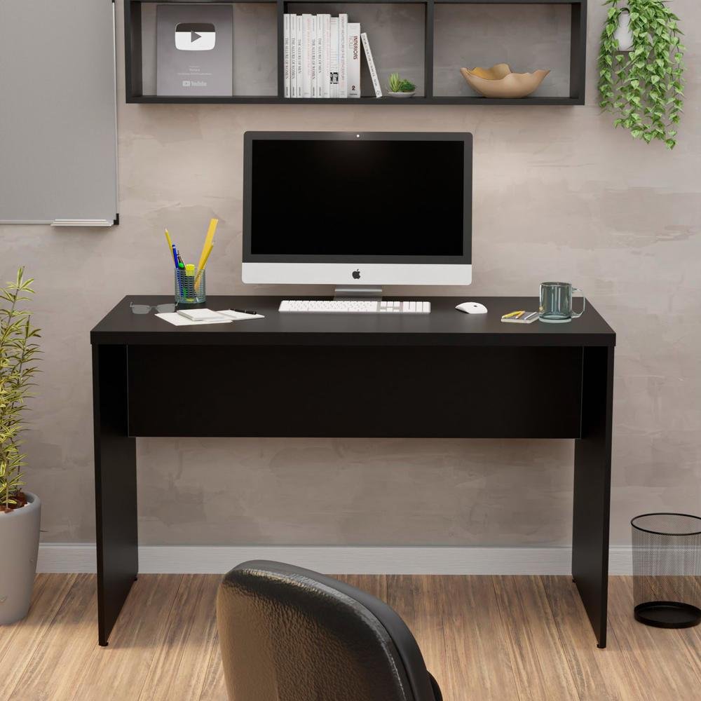 Imagem 4 de 5 do produto Mesa Para Escritório Computador 1mx60cm Tampo 30mm Netmobil - Preto