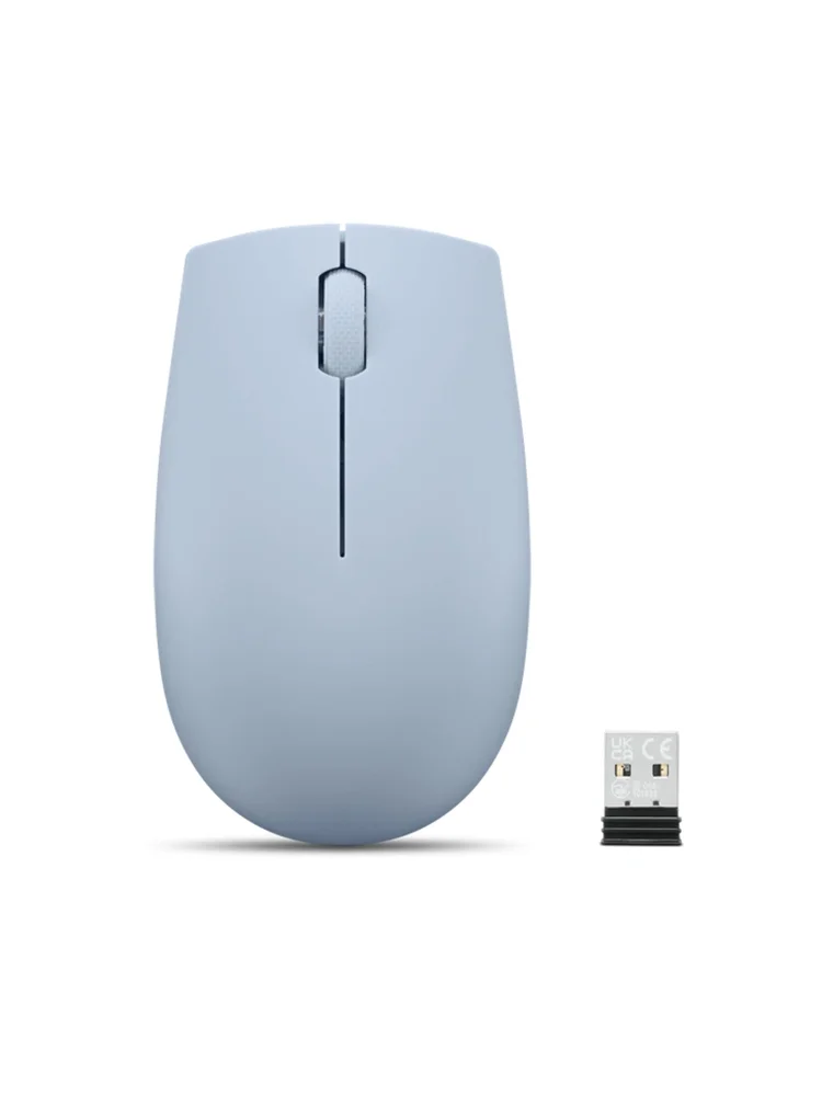 Imagem 2 de 5 do produto Mouse Sem Fio Lenovo 300 Compacto Gy51l15679 Azul