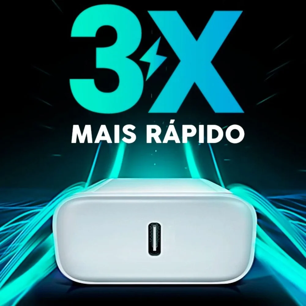 Imagem 3 de 5 do produto Carregador Completo Para Iphone 16 Pro Max Com Cabo Tipo C