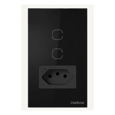 Tomada Inteligente Wi-fi Ets 2002 Preto