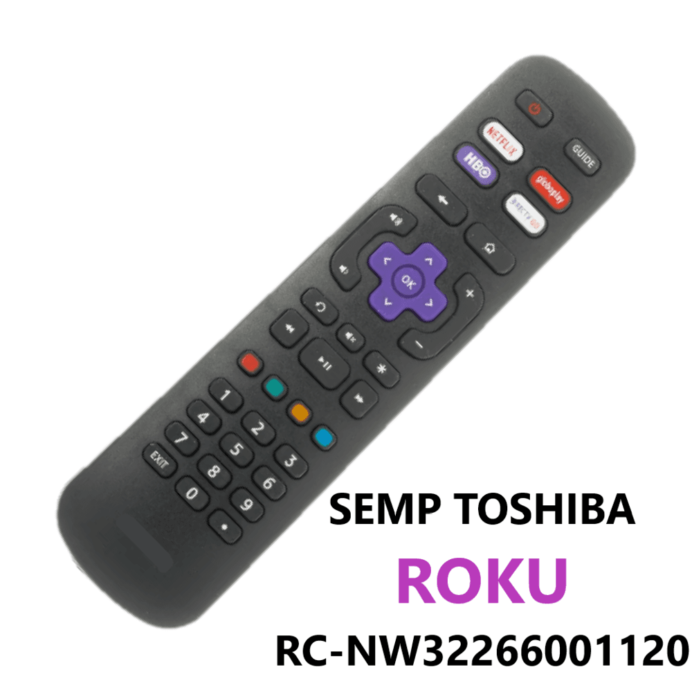 Imagem 3 de 3 do produto Controle Remoto Semp Toshiba Roku Rc-nw32266001120 -7358 -9185