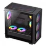 Gabinete Gamemax Siege Mid Tower Vidro Temperado USB S/Fan Preto