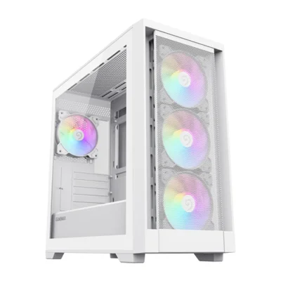 Gabinete Gamer Gamemax Quest Mid Tower Usb Lateral Vidro Branco