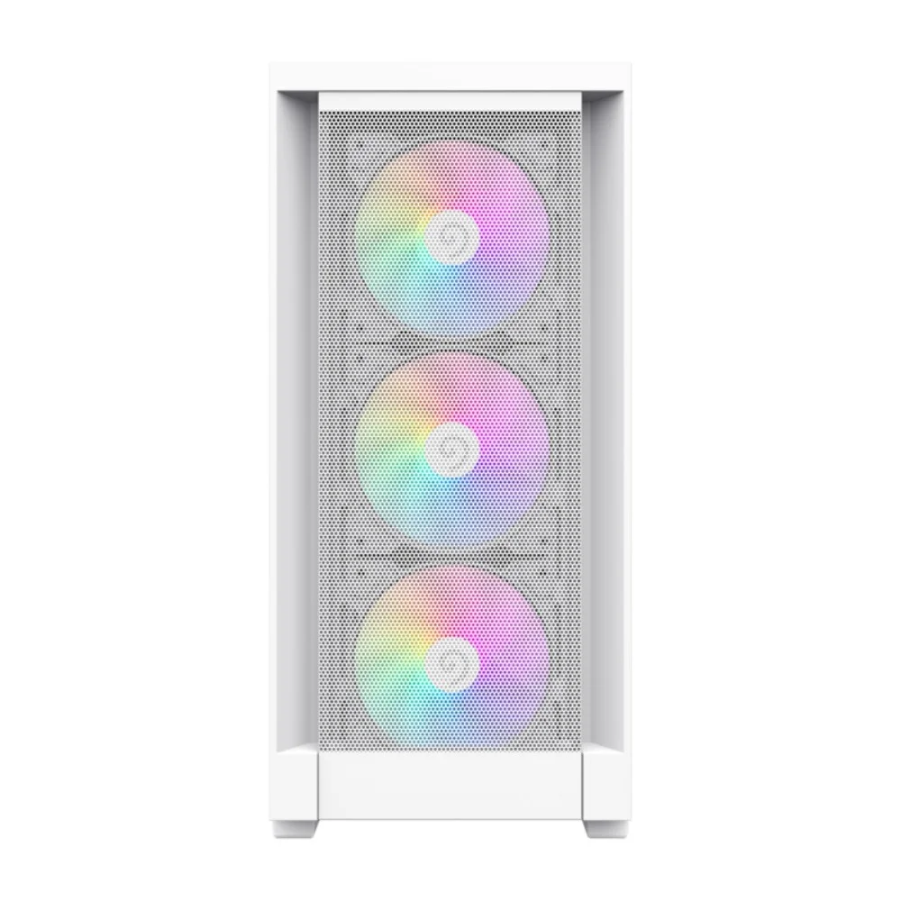 Imagem 4 de 5 do produto Gabinete Gamer Gamemax Quest Mid Tower Usb Lateral Vidro Branco
