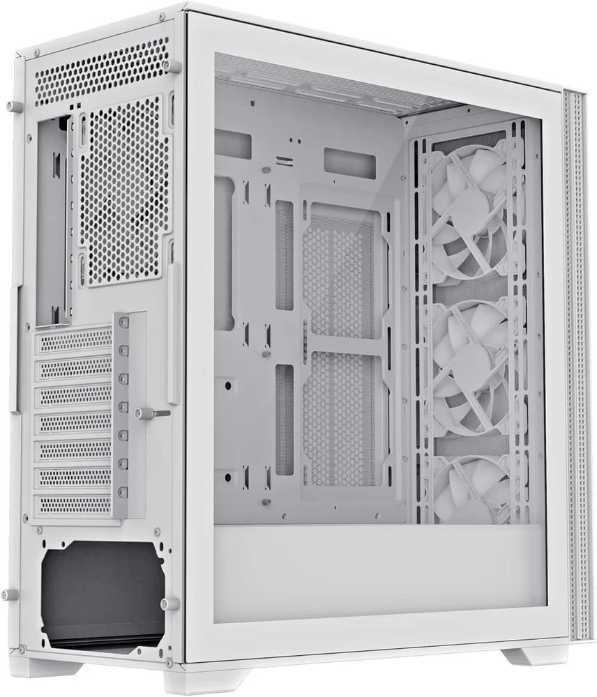 Imagem 5 de 5 do produto Gabinete Gamer Gamemax Quest Mid Tower Usb Lateral Vidro Branco