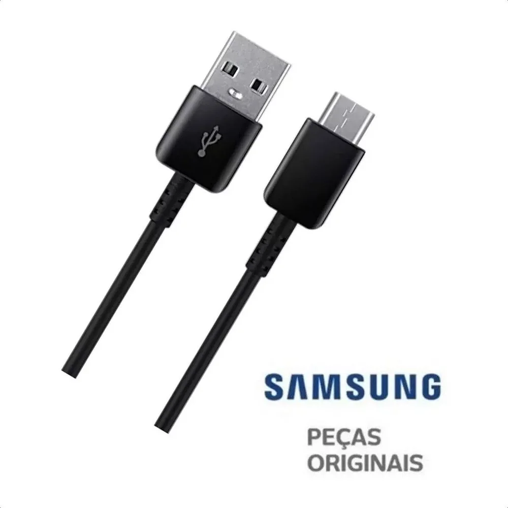 Imagem 3 de 5 do produto Cabo Usb Tipo C Samsung Note 8 Note 9 S8 S9   Preto